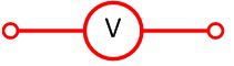 voltmeter, symbol